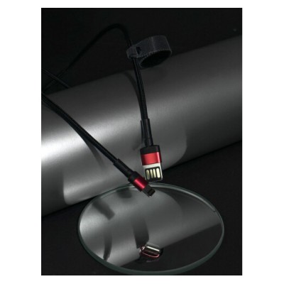 Кабель Baseus Cafule Light. SE 2.4A 1м (CALKLF-G91) Red/Black