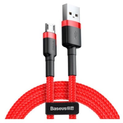 Кабель Baseus Cafule Lightning (CALKLF-C09) Red 2m
