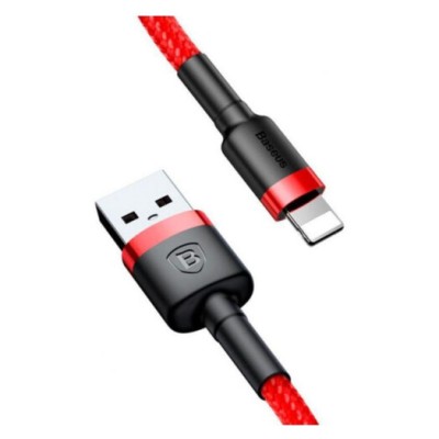 Кабель Baseus Cafule Lightning (CALKLF-C09) Red 2m
