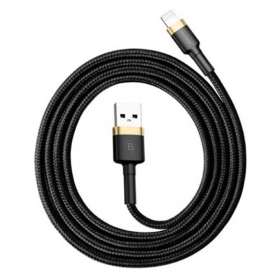 Кабель Baseus Cafule Lightning 2.0 М 2 A CALKLF-CV1 B-Gold Кабель Baseus Cafule Lightning 2.0 М 2 A CALKLF-CV1 B-Gold