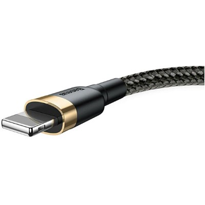 Кабель Baseus Cafule Lightning 2.0 М 2 A CALKLF-CV1 B-Gold Кабель Baseus Cafule Lightning 2.0 М 2 A CALKLF-CV1 B-Gold
