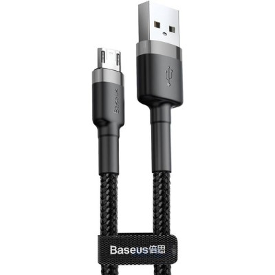 Кабель Baseus Cafule MicroUSB (CAMKLF-BG1) Black 1m