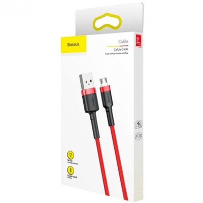 Кабель Baseus Cafule MicroUSB (CAMKLF-C09) Red 2m