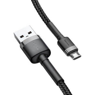 Кабель Baseus Cafule MicroUSB (CAMKLF-CG1) Black 2m