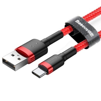 Кабель Baseus Cafule Type-C 2 A 2М (CATKLF-C09) Red