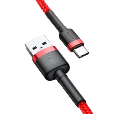 Кабель Baseus Cafule Type-C 2 A 2М (CATKLF-C09) Red