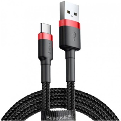Кабель Baseus Cafule Type-C 2A 2.0 М (CATKLF-C91) Red-Black