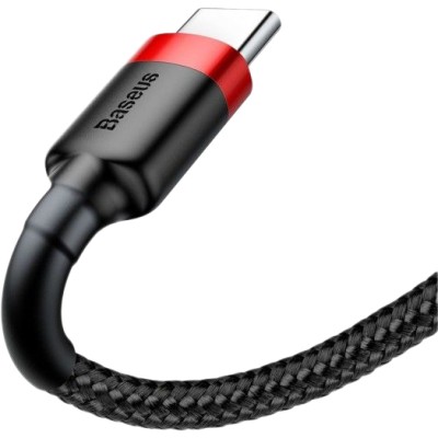 Кабель Baseus Cafule Type-C 2A 2.0 М (CATKLF-C91) Red-Black