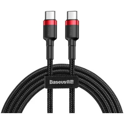 Кабель Baseus Cafule USB Type-C 3A 1.0 М (CATKLF-G91) B-Red