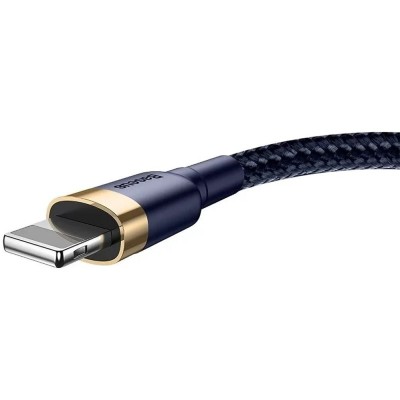 Кабель Baseus Cafule USB кабель USB For IP 2.4A 1М (CALKLF-BV3) Gold/Blue Кабель Baseus Cafule USB кабель USB For IP 2.4A 1М (CALKLF-BV3) Gold/Blue