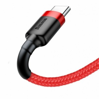 Кабель Baseus Cafule USB кабель USB For Type-C 2A 3m (CATKLF-U09) Red/Red