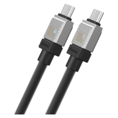 Кабель Baseus CoolPlay Series Type-C To Type-C 100W (1m) CAKW000201 Black