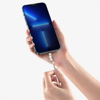 Кабель Baseus Crystal Shine Series Fast Charging Data USB кабель Type-C To IP 20W 2m (CAJY001404) Pink Кабель Baseus Crystal Shine Series Fast Charging Data USB кабель Type-C To IP 20W 2m (CAJY001404) Pink