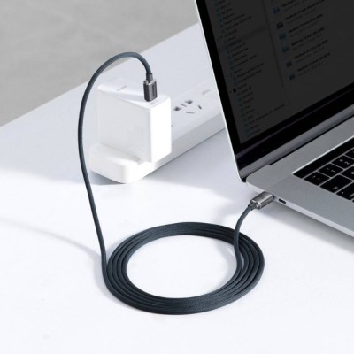 Кабель Baseus Crystal Shine Series Fast Charging Data USB кабель Type-C To Type-C 100 W 2M (CAJY000701) Black Кабель Baseus Crystal Shine Series Fast Charging Data USB кабель Type-C To Type-C 100 W 2M (CAJY000701) Black