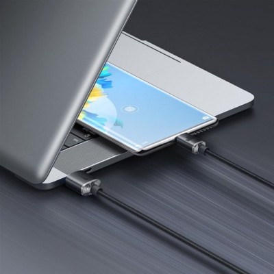 Кабель Baseus Crystal Shine Series Fast Charging Data USB кабель USB To Type-C 100W 2m (CAJY000501) Black