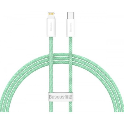 Кабель Baseus Dynamic Series Fast Charging Data USB кабель Type-C To IP 20 W 1M (CALD000006) Green