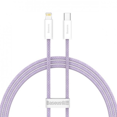 Кабель Baseus Dynamic Series Fast Charging Data USB кабель Type-C To IP 20W 2m (CALD000105) Purple