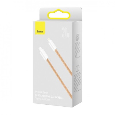 Кабель Baseus Dynamic Series Fast Charging Data USB кабель Type-C To IP 20W 2m (CALD000107) Orange