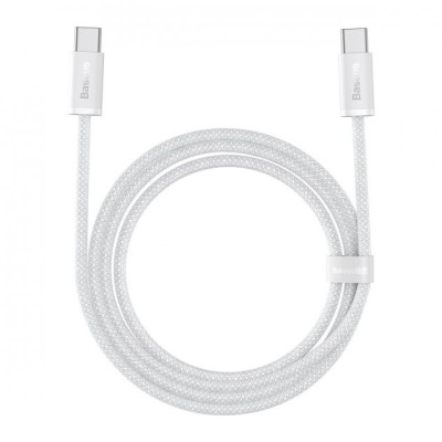 Кабель Baseus Dynamic Series Fast Charging Data USB кабель Type-C To Type-C 100W 2m (CALD000302) White