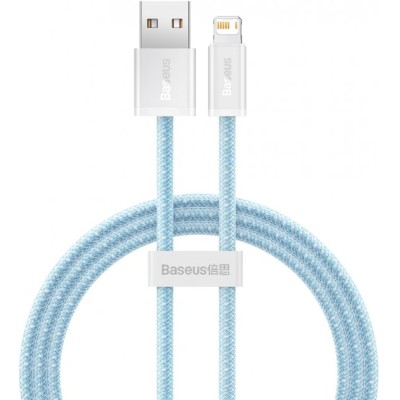 Кабель Baseus Dynamic Series Fast Charging Data USB кабель USB To IP 2.4 A 2M (CALD000503) Blue