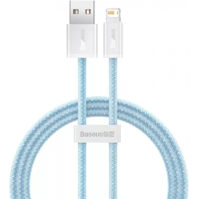 Кабель Baseus Dynamic Series Fast Charging Data USB кабель USB To IP 2.4 A 2M (CALD000503) Blue