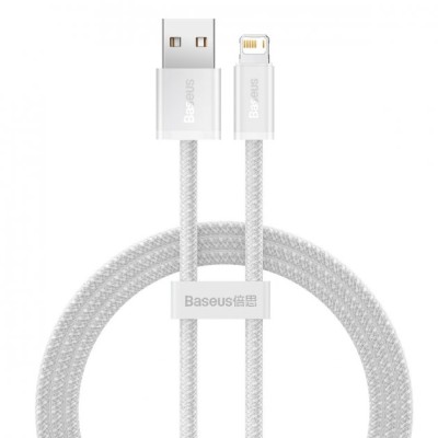 Кабель Baseus Dynamic Series Fast Charging Data USB кабель USB To IP 2.4A 1m (CALD000402) White