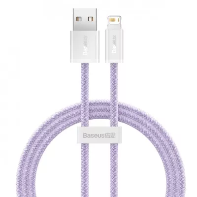 Кабель Baseus Dynamic Series Fast Charging Data USB кабель USB To IP 2.4A 1m (CALD000405) Purple