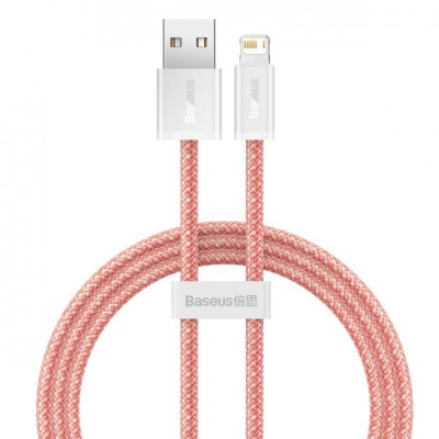Кабель Baseus Dynamic Series Fast Charging Data USB кабель USB To IP 2.4A 1m (CALD000407) Orange