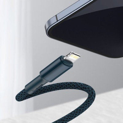 Кабель Baseus High Density Braided Type-C To Lightning PD 20W (1m) Blue