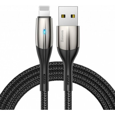 Кабель Baseus Horizontal Lightning 1.5A 2м (CALSP-C01) Black