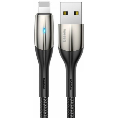 Кабель Baseus Horizontal Lightning 1.5A 2м (CALSP-C01) Black