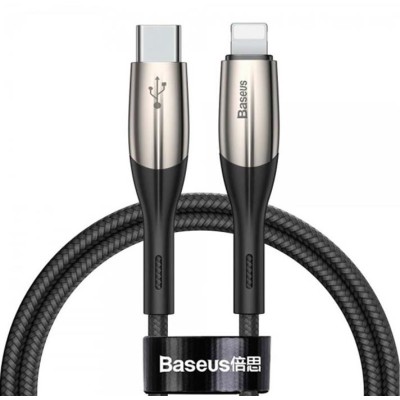 Кабель Baseus Horizontal PD 18W Type-C to Lightning 1M (CATLSP-01) Black