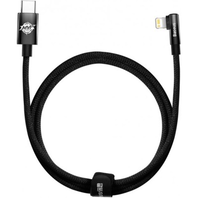 Кабель Baseus MVP 2 Elbow-shaped Fast Charging Data USB кабель Type-C To IP 20W 1m (CAVP000201) Black