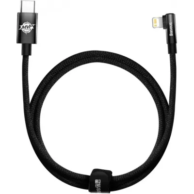 Кабель Baseus MVP 2 Elbow-shaped Fast Charging Data USB кабель Type-C To IP 20W 1m (CAVP000201) Black