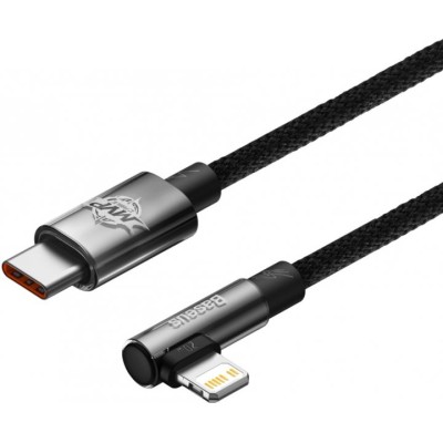 Кабель Baseus MVP 2 Elbow-shaped Fast Charging Data USB кабель Type-C To IP 20W 1m (CAVP000201) Black