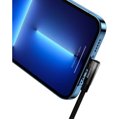 Кабель Baseus MVP 2 Elbow-shaped Fast Charging Data USB кабель Type-C To IP 20W 1m (CAVP000201) Black