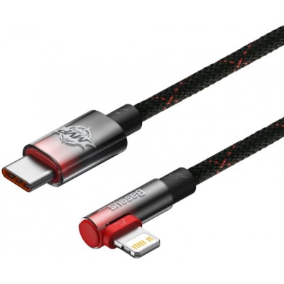 Кабель Baseus MVP 2 Elbow-shaped Fast Charging Data USB кабель Type-C To IP 20W 1m (CAVP000220) Black/Red