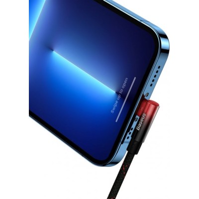 Кабель Baseus MVP 2 Elbow-shaped Fast Charging Data USB кабель Type-C To IP 20W 1m (CAVP000220) Black/Red