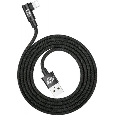 Кабель Baseus MVP Elbow Type USB кабель USB For IP 1.5A 2m (CALMVP-A01) Black