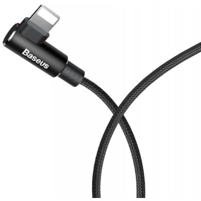 Кабель Baseus MVP Elbow Type USB кабель USB For IP 1.5A 2m (CALMVP-A01) Black