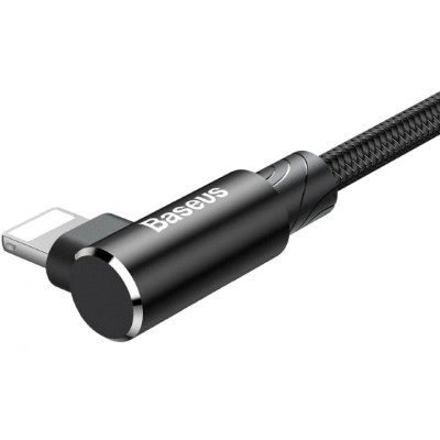 Кабель Baseus MVP Elbow Type USB кабель USB For IP 1.5A 2m (CALMVP-A01) Black