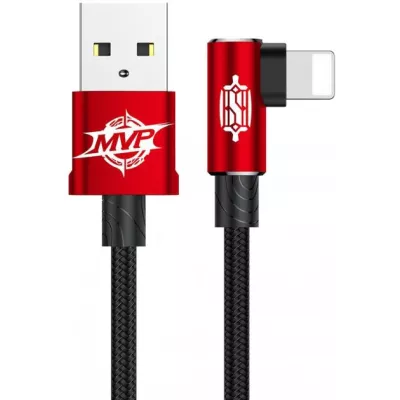 Кабель Baseus MVP Elbow Type USB кабель USB For IP 1.5A 2m (CALMVP-A09) Red