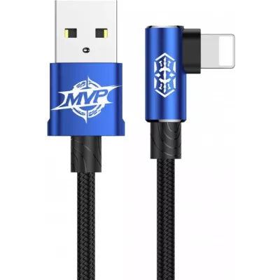 Кабель Baseus MVP Elbow Type USB кабель USB For IP 2A 1m (CALMVP-03) Blue