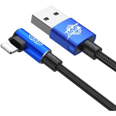 Кабель Baseus MVP Elbow Type USB кабель USB For IP 2A 1m (CALMVP-03) Blue