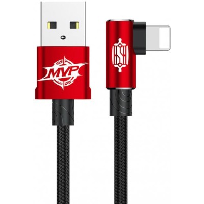Кабель Baseus MVP Elbow Type USB кабель USB For IP 2A 1m (CALMVP-09) Red Кабель Baseus MVP Elbow Type USB кабель USB For IP 2A 1m (CALMVP-09) Red