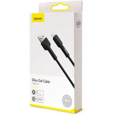Кабель Baseus Silica Lightning (CALGJ-01) Black 1m