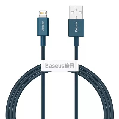 Кабель Baseus Superior Series Fast Charging Data USB кабель USB To IP 2.4A 1 М (CALYS-A03) Blue