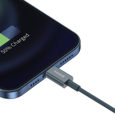 Кабель Baseus Superior Series Fast Charging Data USB кабель USB To IP 2.4A 1 М (CALYS-A03) Blue
