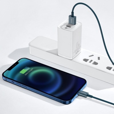 Кабель Baseus Superior Series Fast Charging Data USB кабель USB To IP 2.4A 1 М (CALYS-A03) Blue