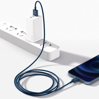 Кабель Baseus Superior Series Fast Charging Data USB кабель USB To IP 2.4A 1 М (CALYS-A03) Blue